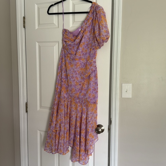 ‼️ ASTR Santorini One Shoulder Midi Dress - Picture 7 of 7